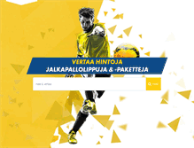 Tablet Screenshot of jalkapallolippuja.com